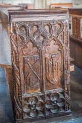 Another of the medieval bench ends