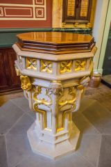 The gilded font