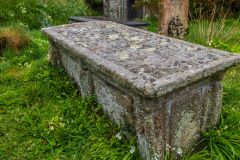 Tomb chest to Benet Mill of Treworgie, d. 1593
