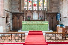 The chancel and high altar