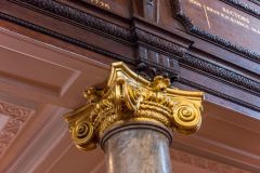 A west gallery column capital
