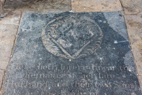 18th-century grave slab