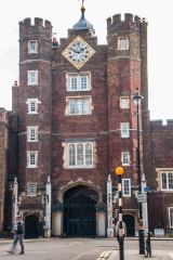 The imposing Tudor gatehouse