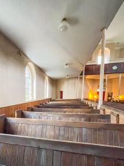 Pews under the south gallery
