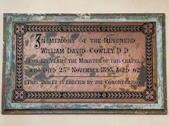 William Cowley memorial, 1893