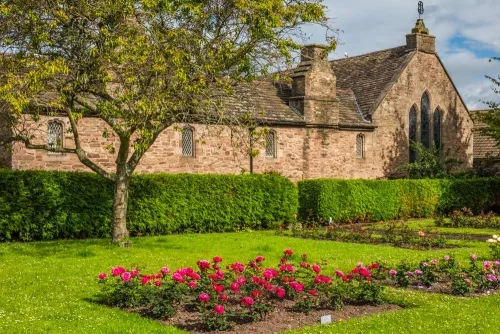 The Hospital from the rose garden