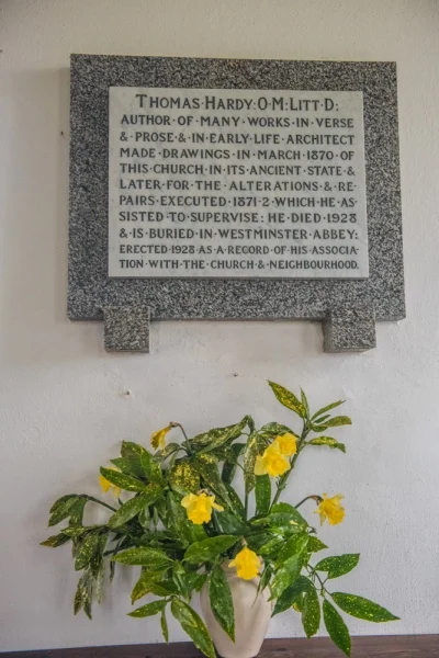 Thomas Hardy memorial tablet