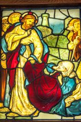 Jesus Healing the Woman with an Issue of Blood by Ford Madox Brown