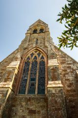 The east window and bellcote