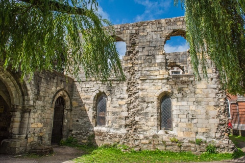 Remains of the hospital chapel