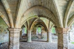 The vaulted undercroft