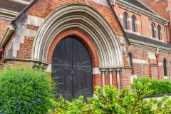 The south porch entrance