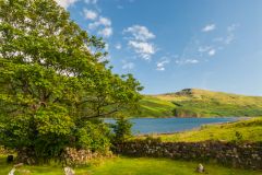 St Maelrubha's Chapel, Eynort, Loch Eynort from the burial ground