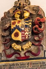 Taunton, St Mary Magdalene Church, Frances Lechland memorial, 1631
