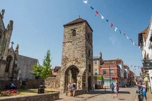 The tower from the east