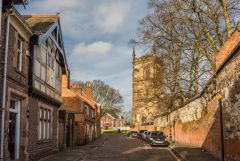 St Mary de Castro from Castle View
