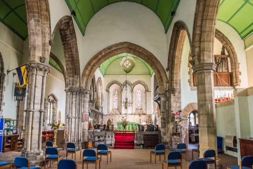 St Mary-le-Wigford Church interior