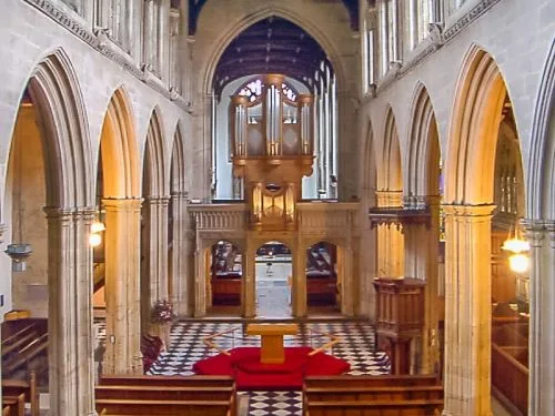 The trial took place in the University Church nave