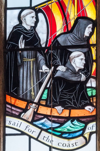 St Maudez stained glass window