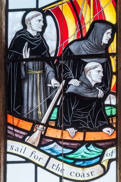 St Maudez stained glass window