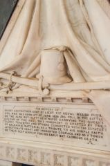 St Monans Auld Kirk, Memorial to Lt Henry Anstruther, 1858