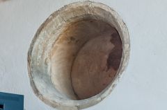 Circular 12th century window