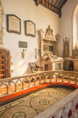 Chancel and horseshoe Communion rails