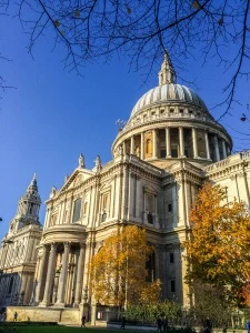 St. Paul's in the autumn sunshine