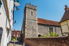 Another view of the church tower