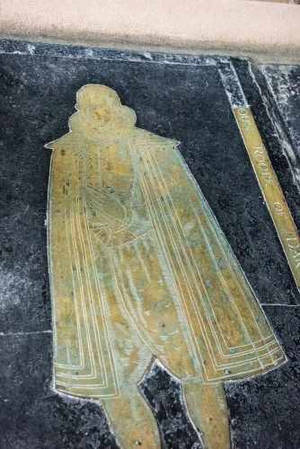 John Roope memorial brass, 1609