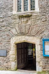 The church entrance