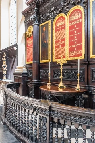 The high altar, by Sir Christopher Wren