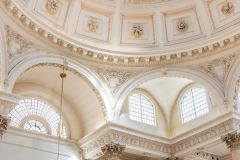 A closer look at the arches supporting Wren's dome