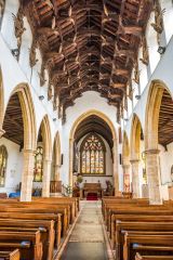 Looking east down the nave