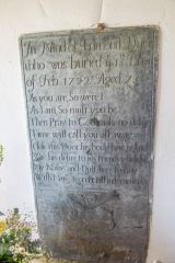 Edmund Dyer memorial, 1772