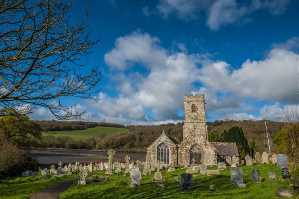 St Winnow church and the River Fowey