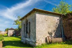 The walled garden at Stackpole Court