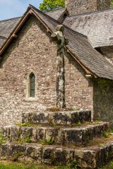 The medieval churchyard cross