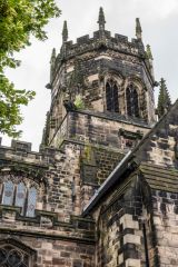 The octagonal church tower