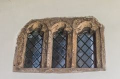 The hermit's window in the chancel