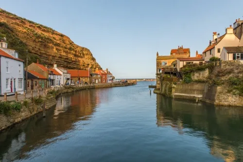 Staithes harbour