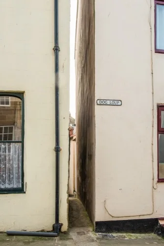 Dog Loup, the narrowest street in the north of England