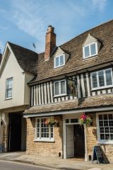 Stamford, Timber-framed inn on St Mary's Street