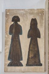 Brasses of Christopher Browne and his wife