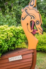 The Viking longboat planter