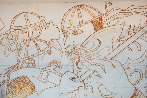 Battle of Stamford Bridge wall painting