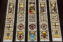 The colourful east window