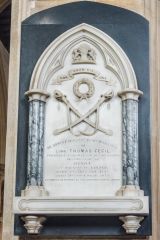 Lord Thomas Cecil memorial, d. 1873