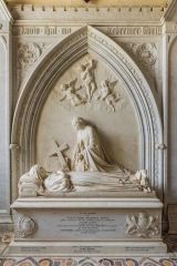 Stanford-on-Avon, St Nicholas' Church, Baroness Sarah Braye memorial, 1862