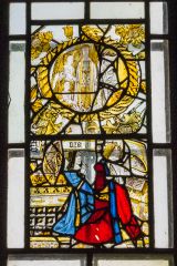 Stanford-on-Avon, St Nicholas' Church, Medieval stained glass, south wall
